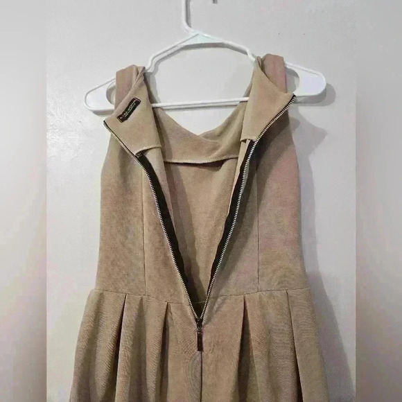 EUC! Zara woman tan midi dress! - Picture 5 of 7